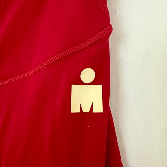 Lululemon x Ironman 7/8 Running Tights - Size S - Red - Picture 4 of 6